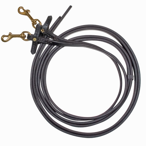 Schneiders Work Split Reins with Bolt Snaps 3/8" x 7'