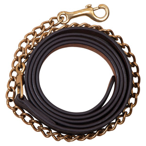 Billy Royal® 6' Leather Lead with Brass Chain
