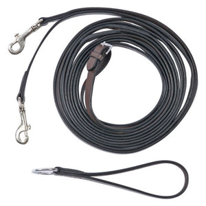 Premier Leather Draw Reins With Girth Loop