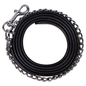 Billy Royal® Leather Lead with Chrome Chain