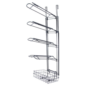 Easy-Up 5 Tier Interchangeable System with 4 Saddle Racks & Basket