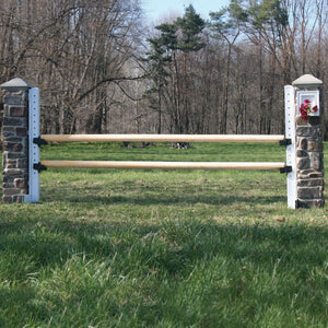 Easy-Up® Wooden Smooth Round Rail 10' x 3 1/2