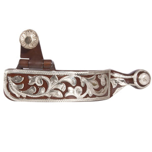 Schneiders® Ladies Silver Filigree Ball Spurs