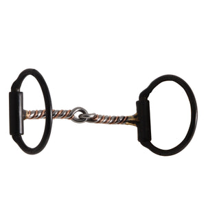 Dutton Offset Twisted Wire D-Ring Snaffle Bit