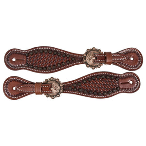 Schneiders® Ladies Copper Concho Spur Straps