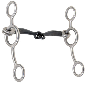 Schneiders® Swept Back Junior Cow Horse Western Snaffle Bit