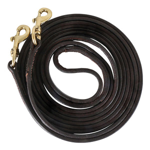 Victor Supreme One Piece Leather Draw Reins