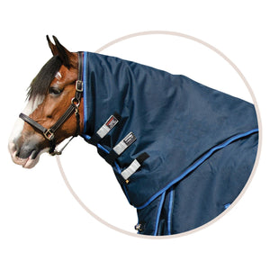 ARMORFlex® Challenger II V-Free® Wither Relief Adjusta-Fit® 220g Medium Weight Draft Turnout Blanket Neck Cover