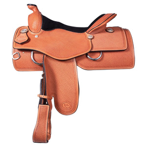 Billy Royal® Classic Basketweave Square Skirt Western Saddle