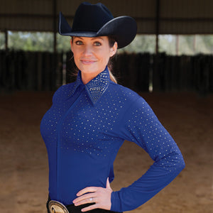 Cowgirl Royalty Ladies Sparkle Western Show Shirt II