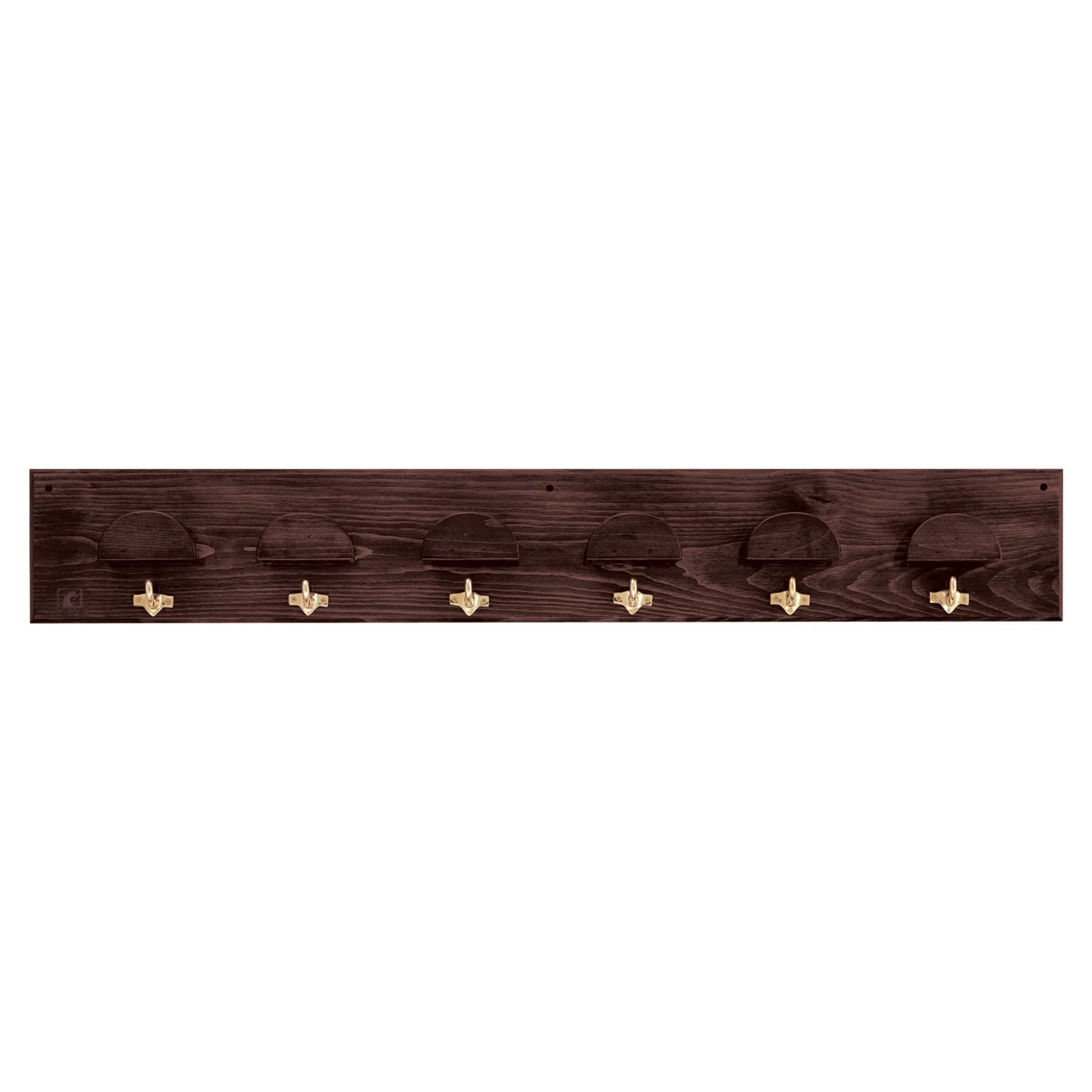 Wooden 6 Hook Bridle Rack