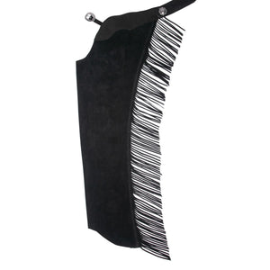Schneiders Youth Suede Western Chaps with Fringe