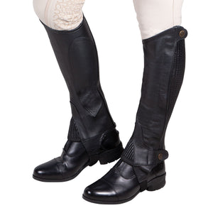 Ovation Ladies Pro Top Grain Half Chaps