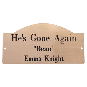 Formica Supreme Stall Plate