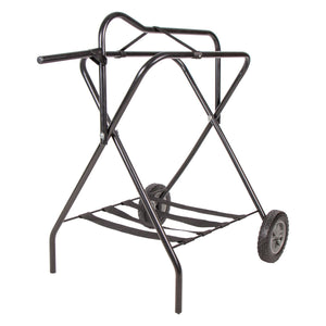 Easy-Up® Folding Saddle Rack on Wheels