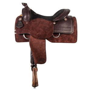 Billy Royal® Basketweave Tooled Roughout Saddle