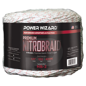 Power Wizard® HorseSafe™ Electric Nitro Braid Fence 1312 ft.