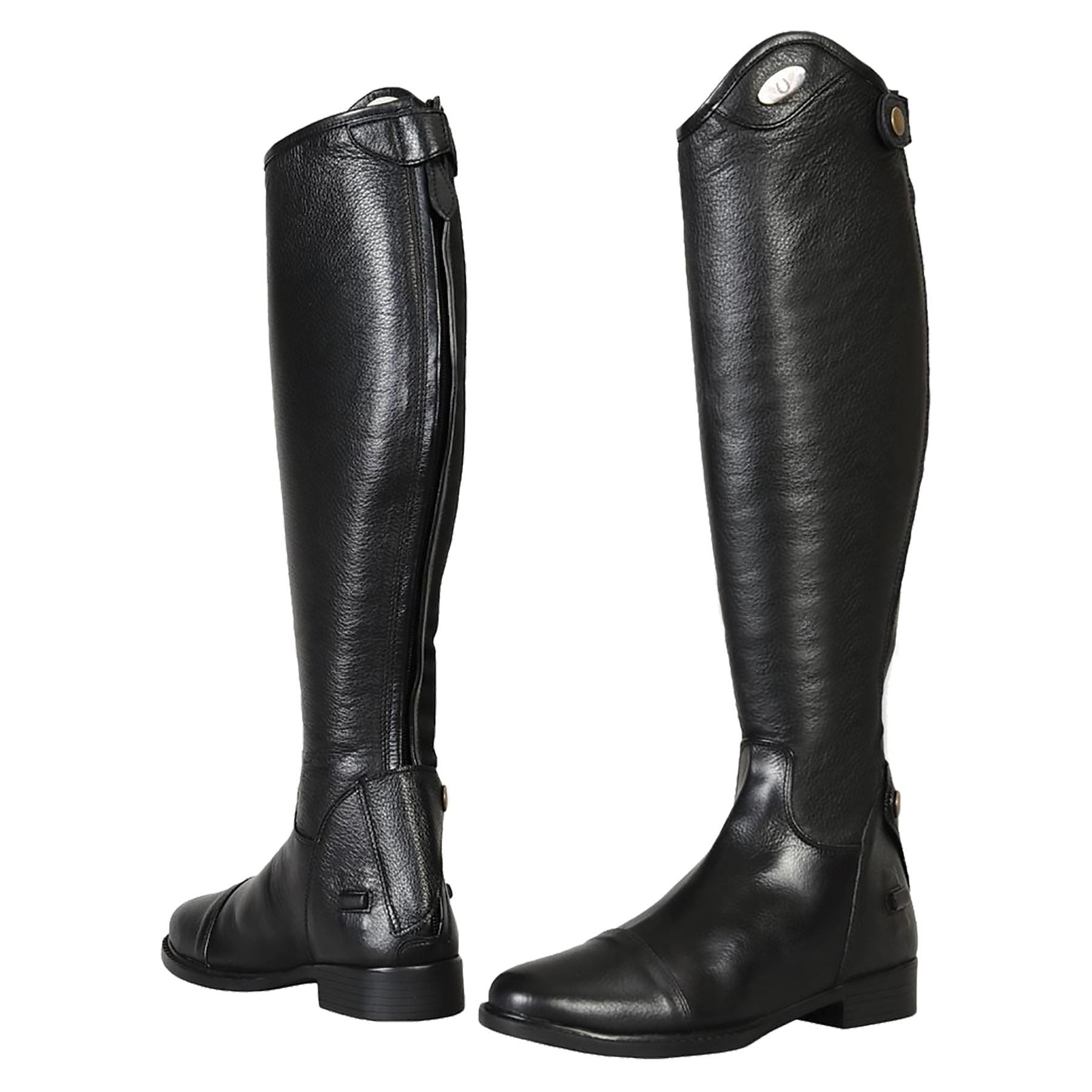 women's dress boots TuffRider Ladies Belmont Black / 6 / Slim historical reenactment Color:Pewter Cordelia Halter Neck Maxi display_type