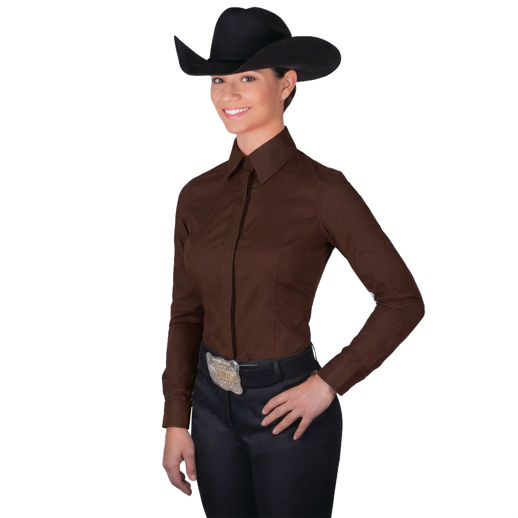 Schneiders® Cowgirl Royalty Half-Zip Ladies Western Show Shirt