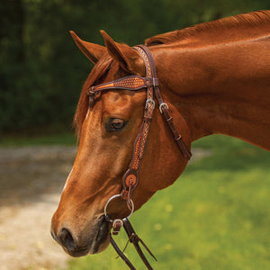 Schneiders® Basketweave Futurity Browband Ranch Headstall
