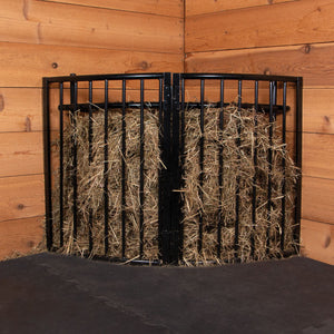 Easy-Up® Slow Feed Corner Floor Hay Rack