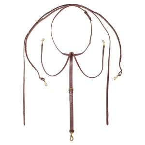 Billy Royal® All Leather Hermann Oak German Martingale