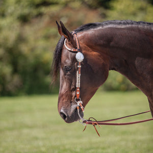 Schneiders® Two Ear Wave Western Show Headstall