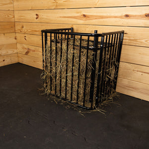 Easy-Up® Flat Wall Slow Feed Floor Hay Rack