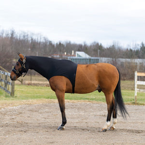 UltraFlex® Shoulder Ease 3/4 Zip Lycra Horse Slicker Hood