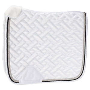 Schneiders® Satin Dressage Pad with Clear Crystals