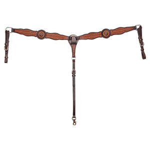 Schneiders® Tooled Concho Western Breast Collar