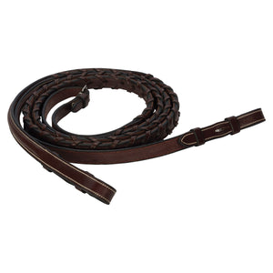 Schneiders® Laced Leather Reins with Rubber Grip Lining