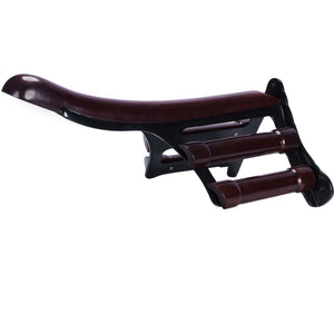 Berlin Brass Black & Wood Saddle Rack