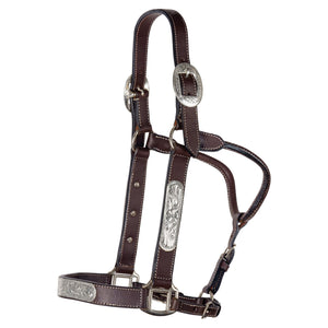 Schneiders® Simply Silver Show Halter with Lead