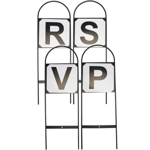 Schneiders® Metal Dressage Arena Letters - Set of 4 (RSVP)