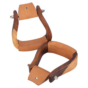 Schneiders® Rosewood Wooden Western Stirrups