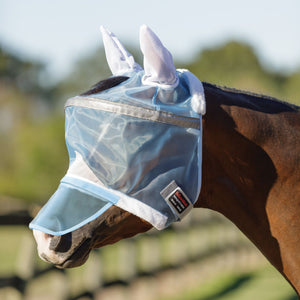 Schneiders® Mosquito Mesh® Sun Visor Fly Mask with Extendable Nose
