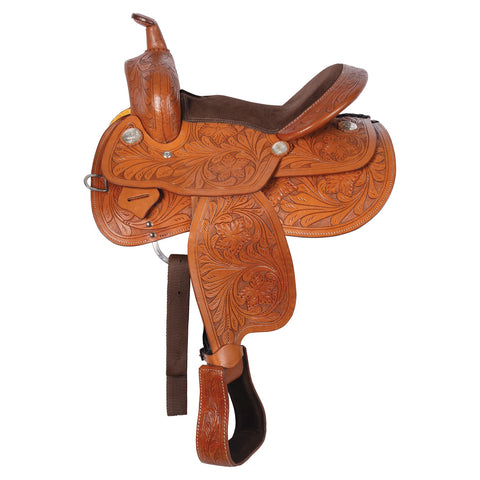 Schneiders® Outlaw Youth Tooled Saddle II