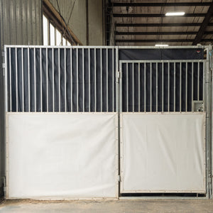 Schneiders® Stall Drape Tack Room Privacy Panel - Stall Front with Door Drape
