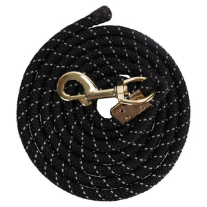 Schneiders® Reflective Nylon 10' Lead Rope with Rubber Cap End