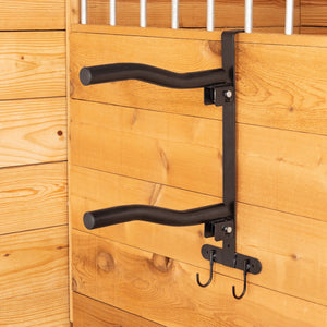 Schneiders® Easy-Up® Portable Double Saddle Rack with Drop Down Arms