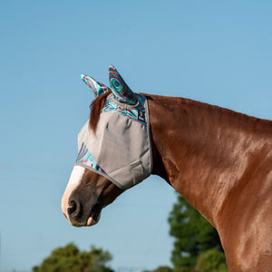 Cashel® Crusader™ Patterned Fly Mask with Ears