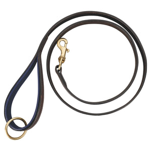 K3DE Leather Dog Leash with Padded Handle - 6' Long