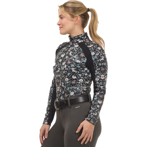 Kerrits® First Level Fleece Quarter Zip Fairy Tails Print Tech Top