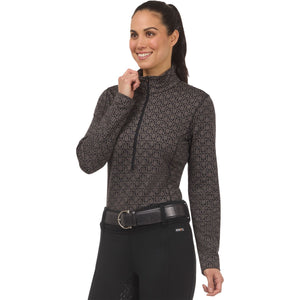 Kerrits® Ladies Fleece Half Zip Snaffle Links Top