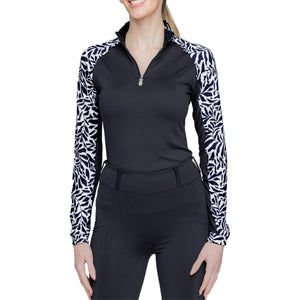 Kastel Denmark Ladies Climbing Vine Raglan 1/4 Zip Long Sleeve Sun Shirt