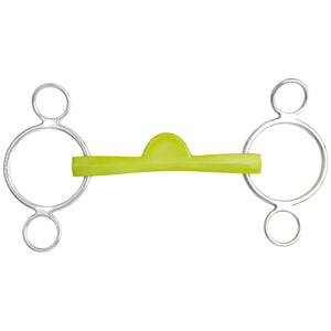 Metalab® Flexi 3-Ring Soft Ported Mullen Continental Gag Bit