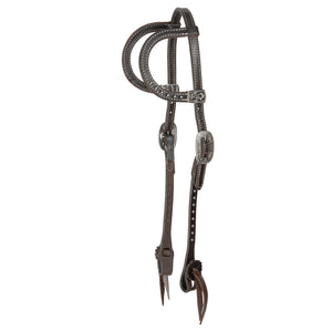Billy Royal® Silver Studded Two Ear Quick Change Ranch Headstall