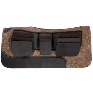 Schneiders® Removable Shim Felt Western Saddle Pad