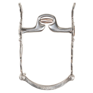 Schneiders® Arabian Frog Port with Roller Engraved Stainless Steel Show Bit II